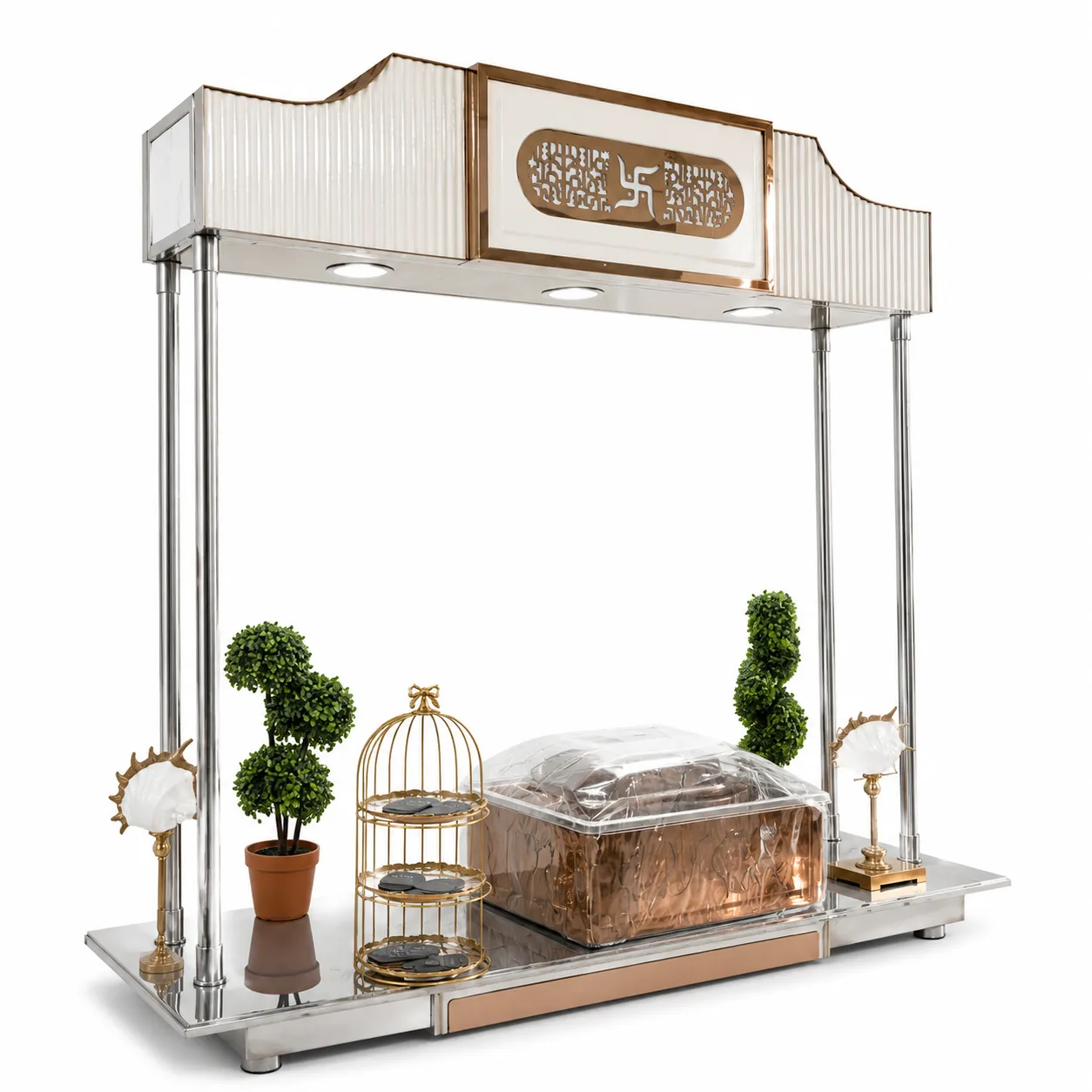 Hood - luxury wedding setup by D I V Y A M®